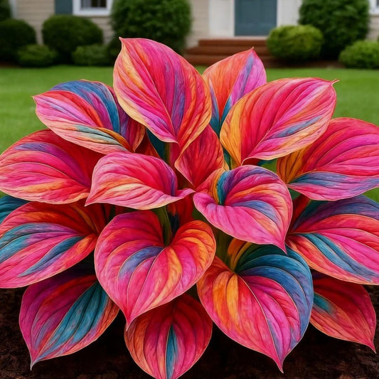 Multicolor Hosta Seeds + FREE Plant Growth Serum