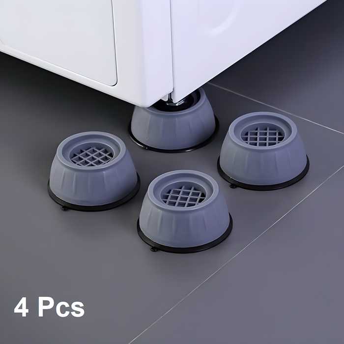 Anti-Vibration Pads for Washing Machine - Shock-Proof Feet | Noise Reduction | Pack of 4