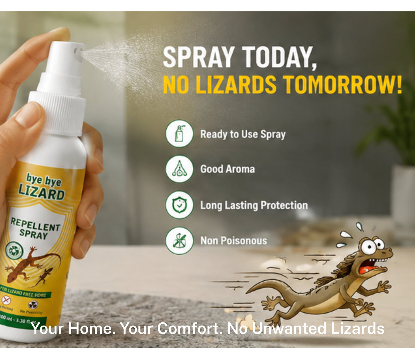 Lizard Repellent Spray | 100 ml