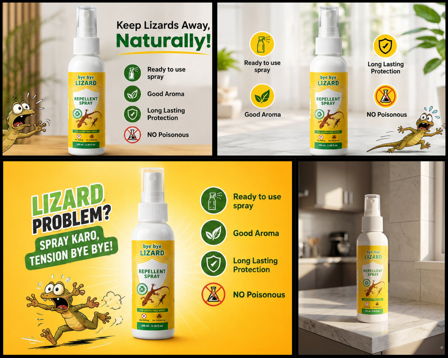 Lizard Repellent Spray | 100 ml
